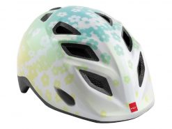 Casco bimba MET ELFO BIANCO FIORATO 46-53 cm