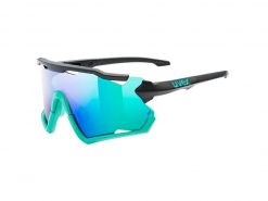 Occhiali Uvex 228 lente specchiata - Colore Menta/Nero