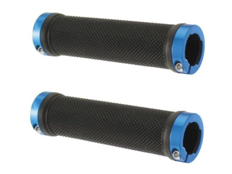 Coppia manopole WAG da MTB con lock ring - BLU