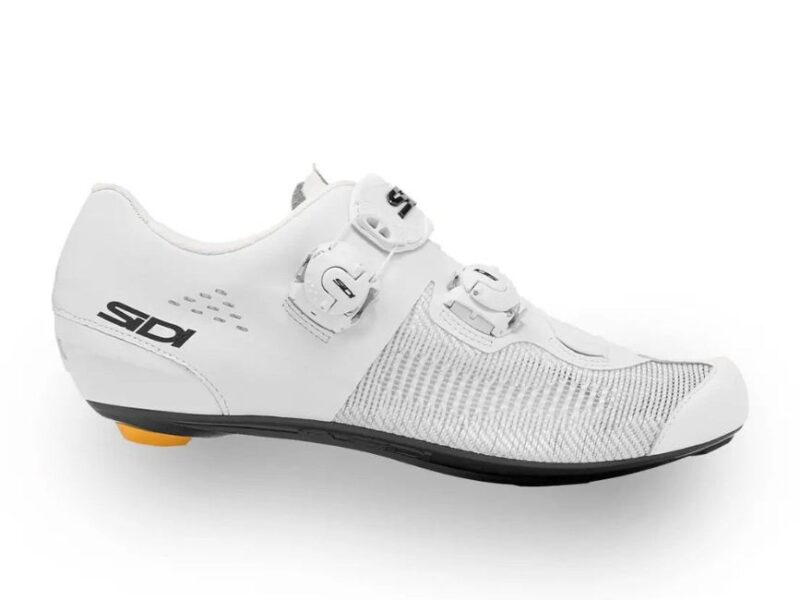 Scarpe da strada SIDI GENIUS 10 Knitted - Bianco