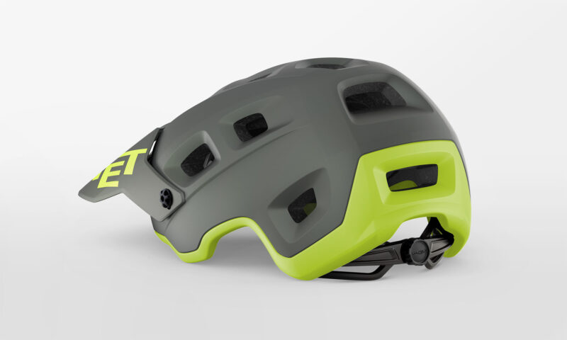 Casco MET TERRANOVA Grigio Lime - tg. L - immagine 2