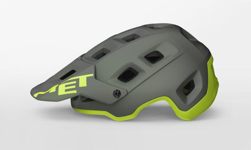 Casco MET TERRANOVA Grigio Lime - tg. L - immagine 3