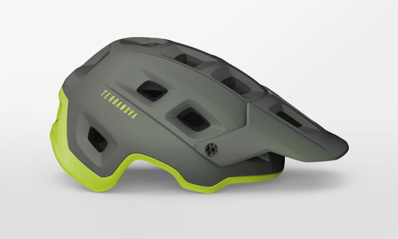 Casco MET TERRANOVA Grigio Lime - tg. L - immagine 4
