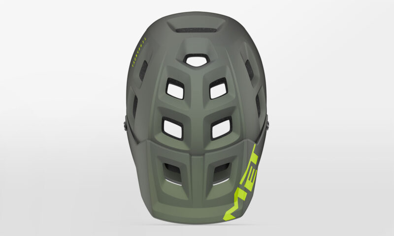 Casco MET TERRANOVA Grigio Lime - tg. L - immagine 5