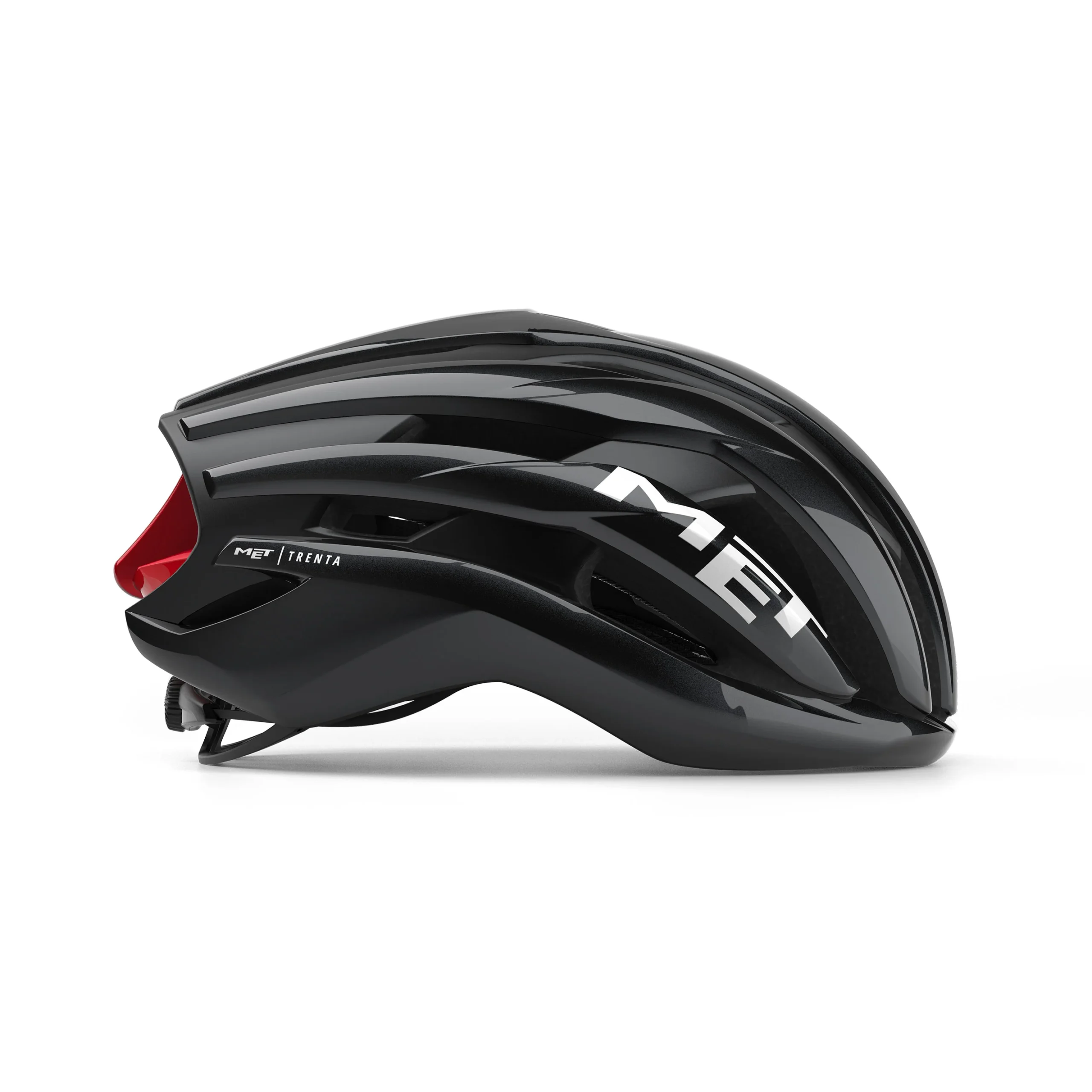 Casco MET TRENTA MIPS Nero Rosso tg. M (56-58 cm) - immagine 2