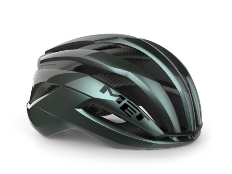 Casco MET TRENTA 3K CARBON MIPS HYPER TEAL tg. M